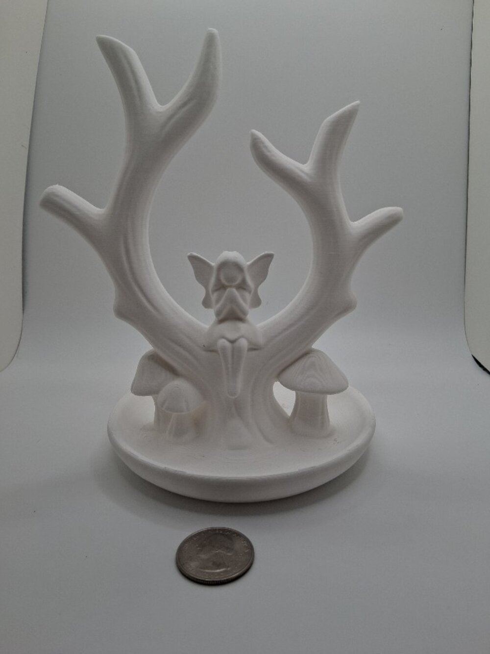 Fairy Ring Dish – 7” Tall Whimsical Jewelry Holde